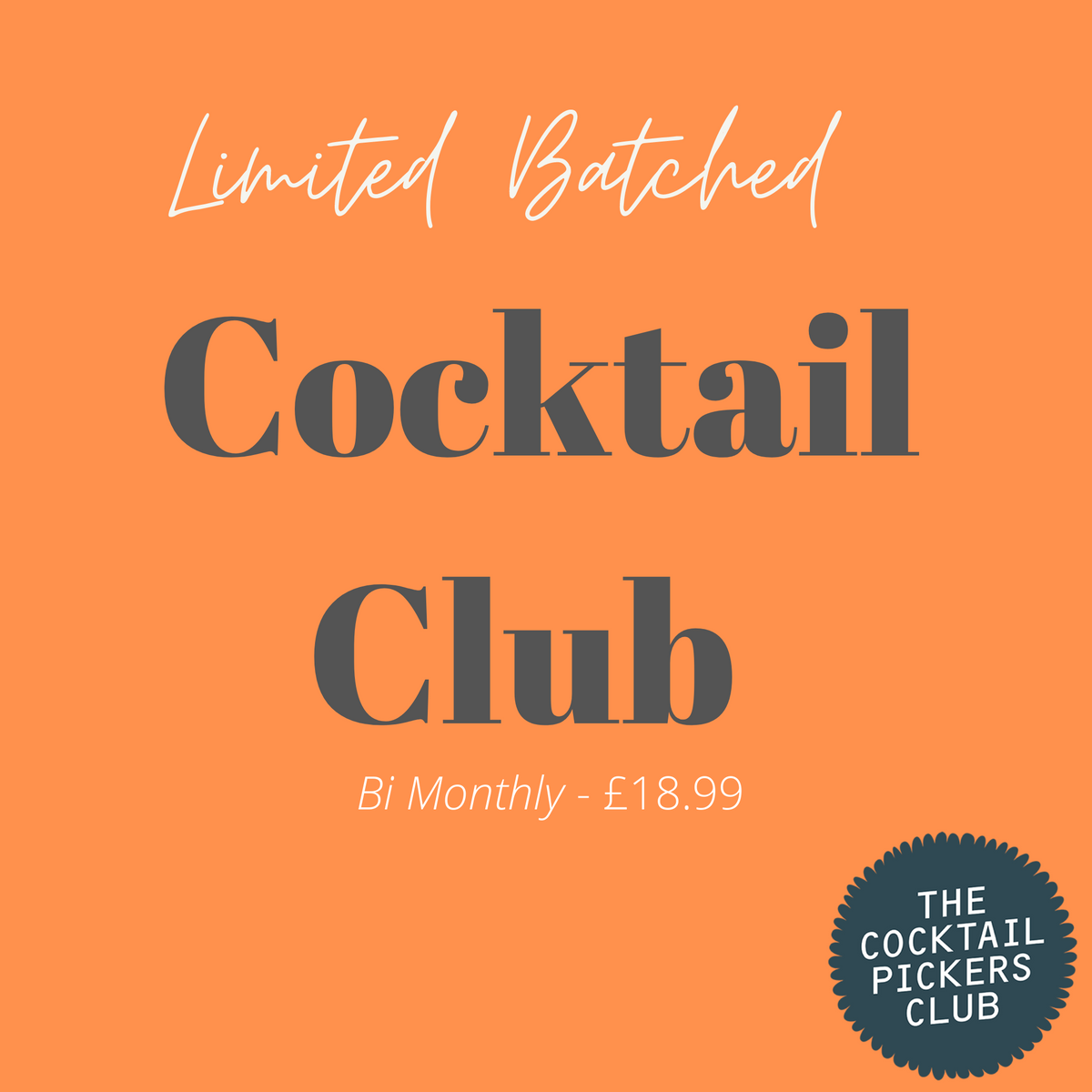 ANNOUNCEMENT New Cocktail Club Launch Cocktail Pickers