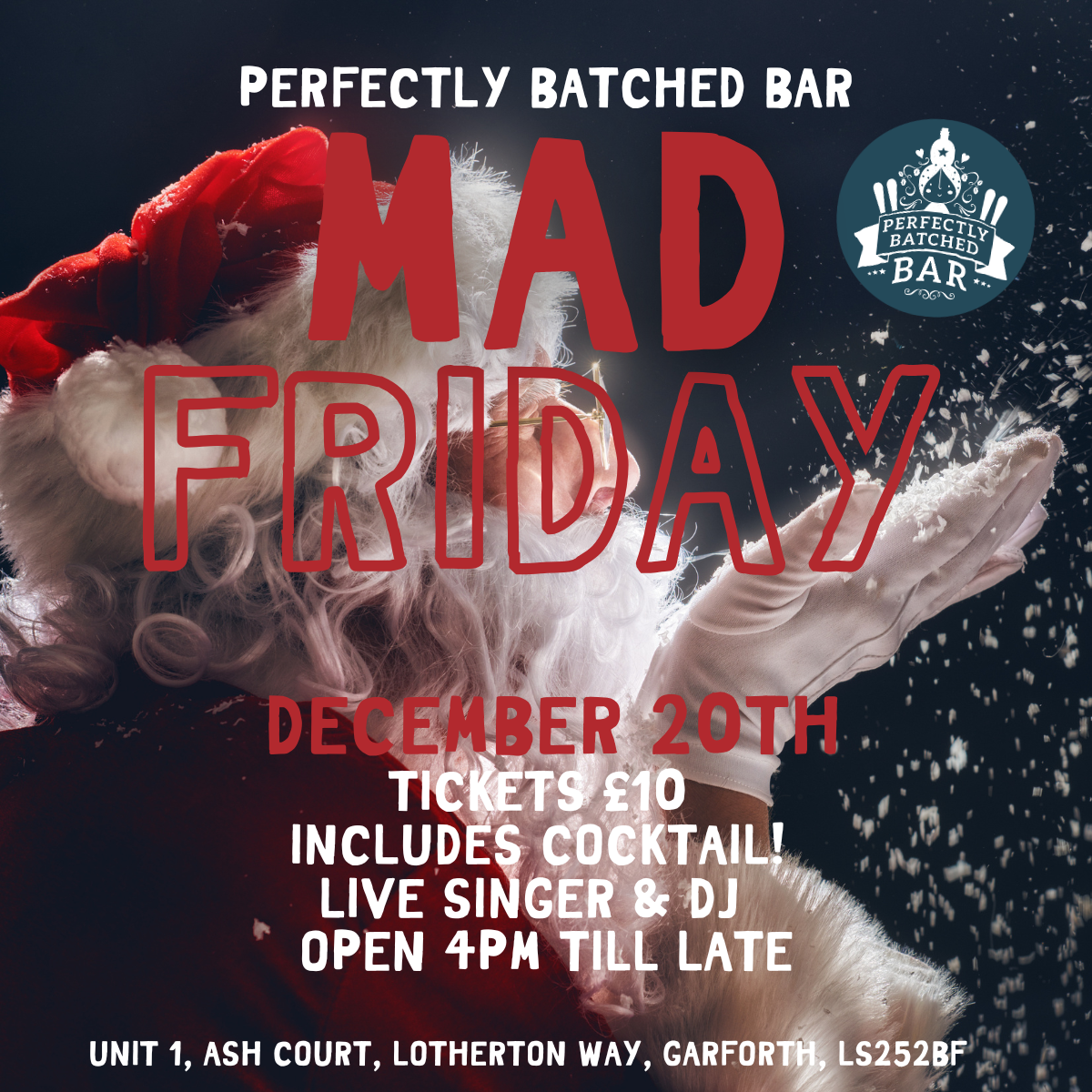 Mad Friday at The Perfectly Batched Bar Cocktail Pickers