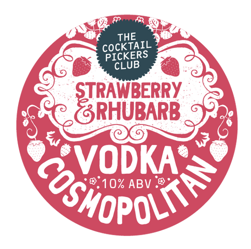 Strawberry and Rhubarb Cosmopolitan Polykeg FREE Delivery