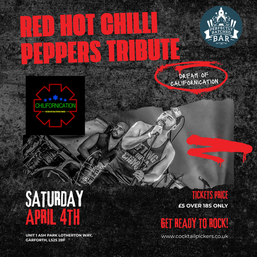 Red Hot Chilli Peppers Tribute Band at Perfectly Batched Bar