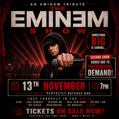THE EMINEM SHOW — BACK DUE TO PHENOMENAL DEMAND...
